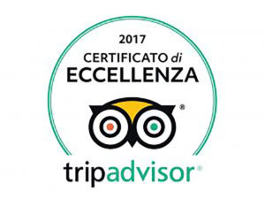 Certificato di eccellenza Tripadvisor 2017